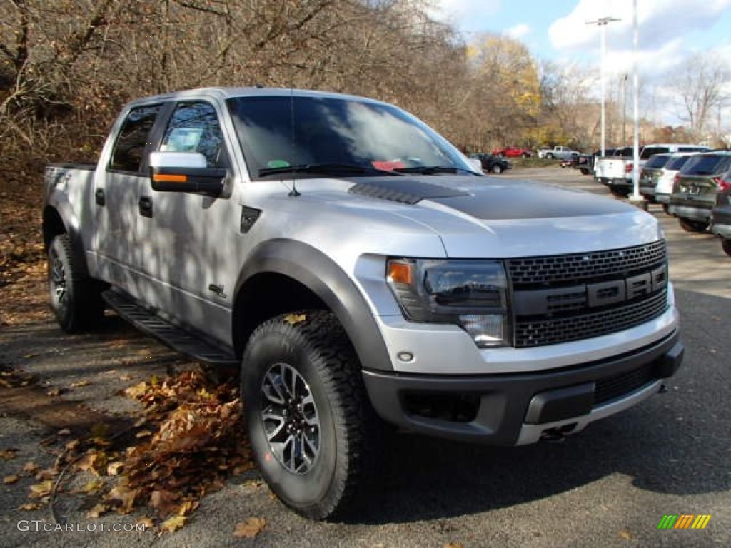 Ingot Silver 2014 Ford F150 SVT Raptor SuperCrew 4x4 Exterior Photo #88046387