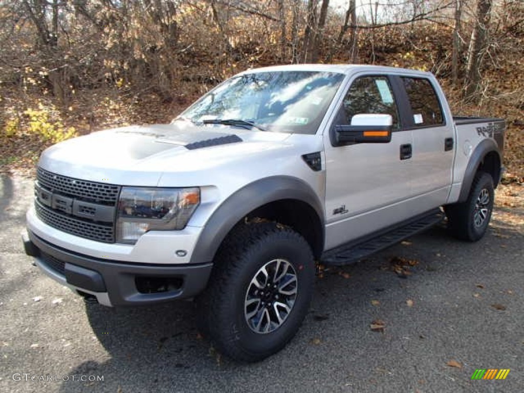 Ingot Silver 2014 Ford F150 SVT Raptor SuperCrew 4x4 Exterior Photo #88046441