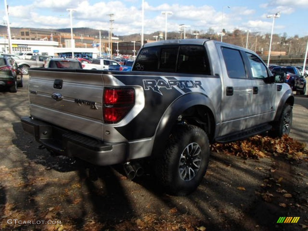 2014 F150 SVT Raptor SuperCrew 4x4 - Ingot Silver / Raptor Black photo #8