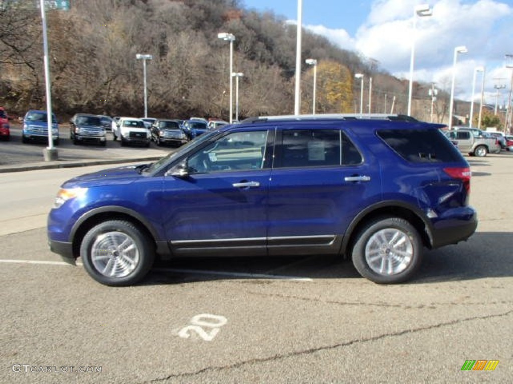 Deep Impact Blue 2014 Ford Explorer XLT 4WD Exterior Photo #88046924