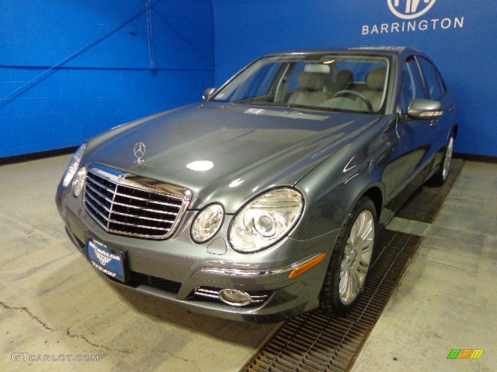 2008 E 350 4Matic Sedan - Flint Grey Metallic / Ash photo #1