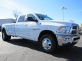 2014 Bright White Ram 3500 Big Horn Crew Cab Dually  photo #4