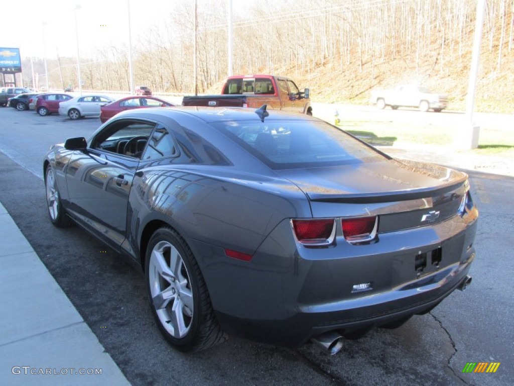 2010 Camaro SS Coupe - Cyber Gray Metallic / Black photo #7