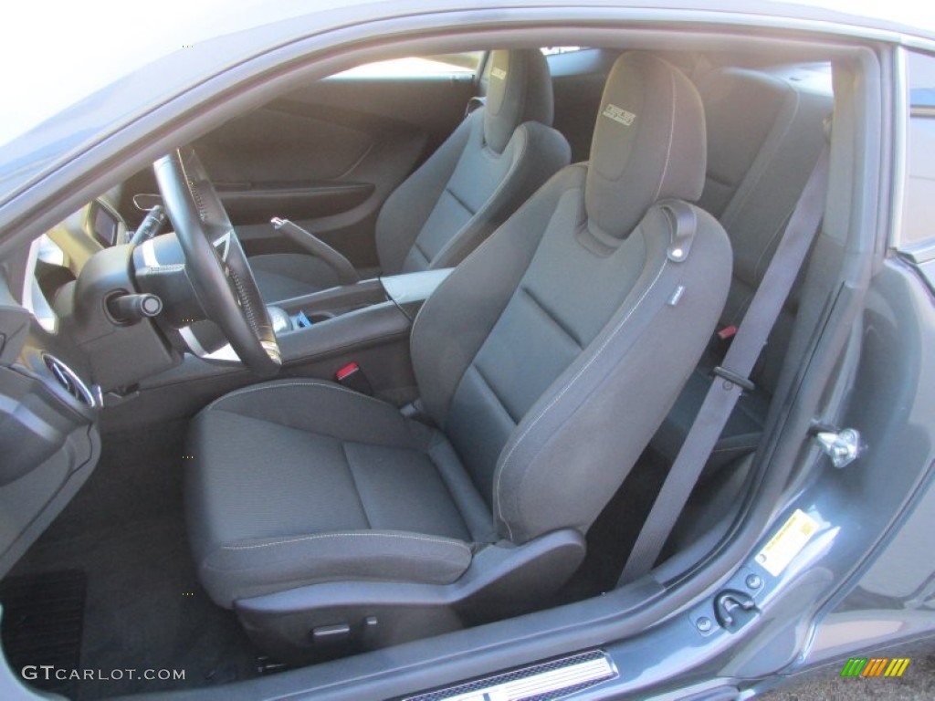 2010 Camaro SS Coupe - Cyber Gray Metallic / Black photo #13