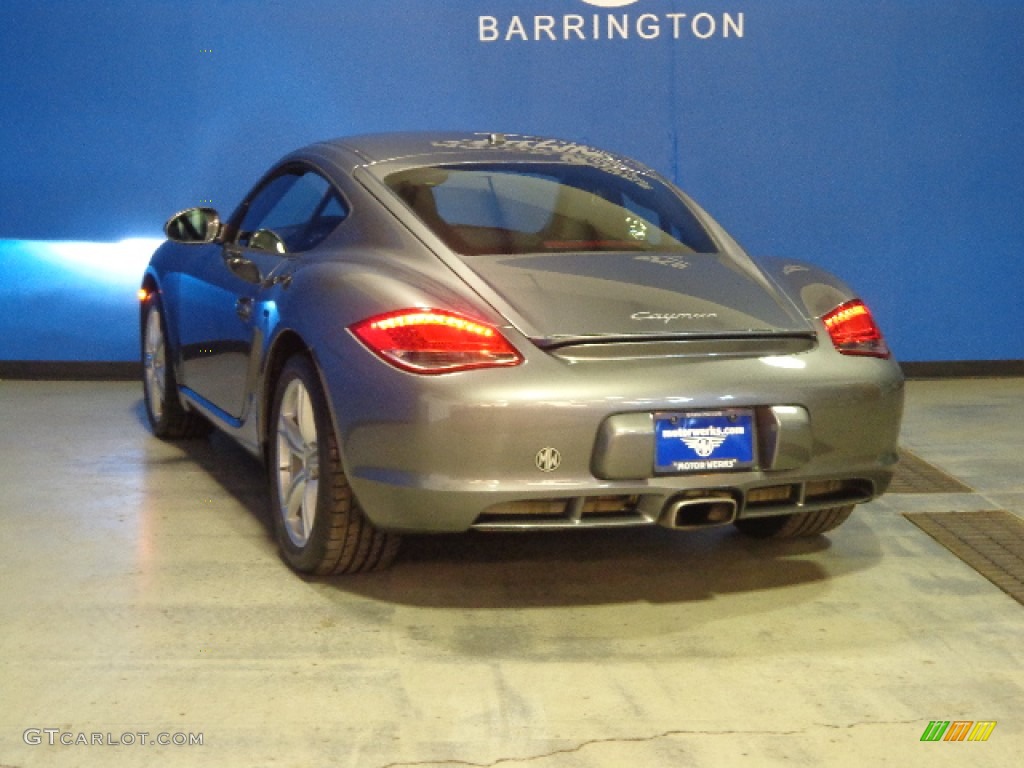 2012 Cayman  - Meteor Grey Metallic / Black photo #8