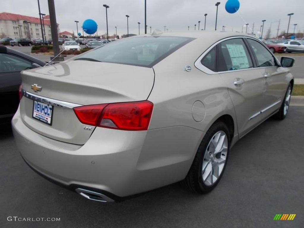 2014 Impala LTZ - Champagne Silver Metallic / Jet Black photo #2
