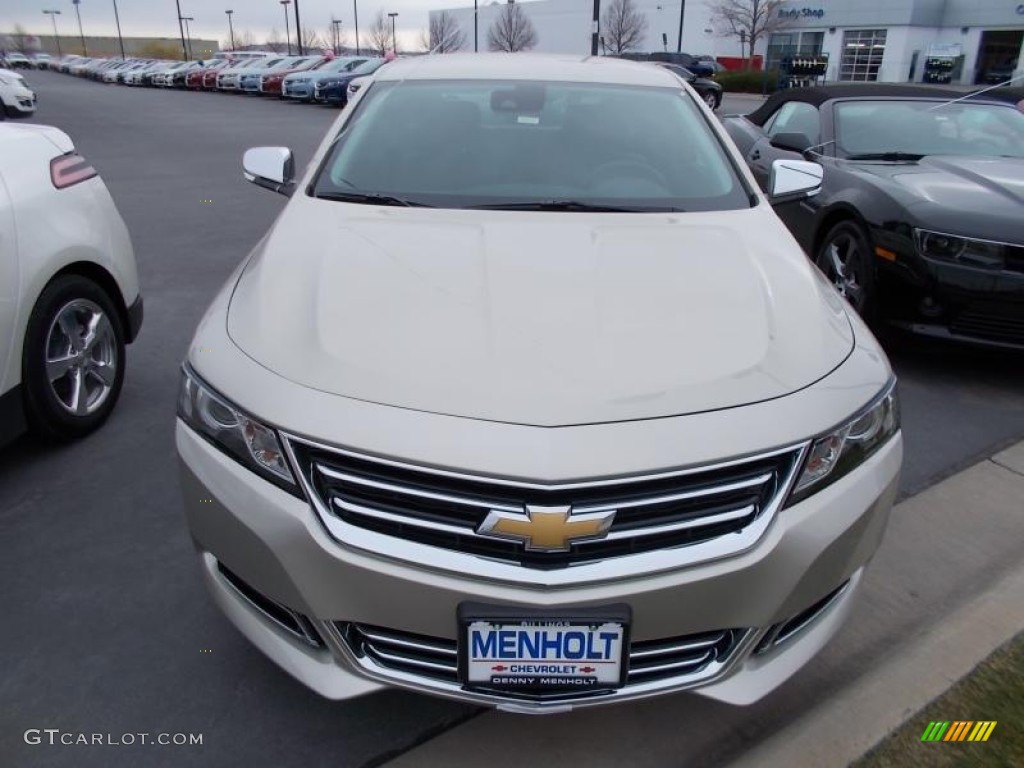 2014 Impala LTZ - Champagne Silver Metallic / Jet Black photo #6