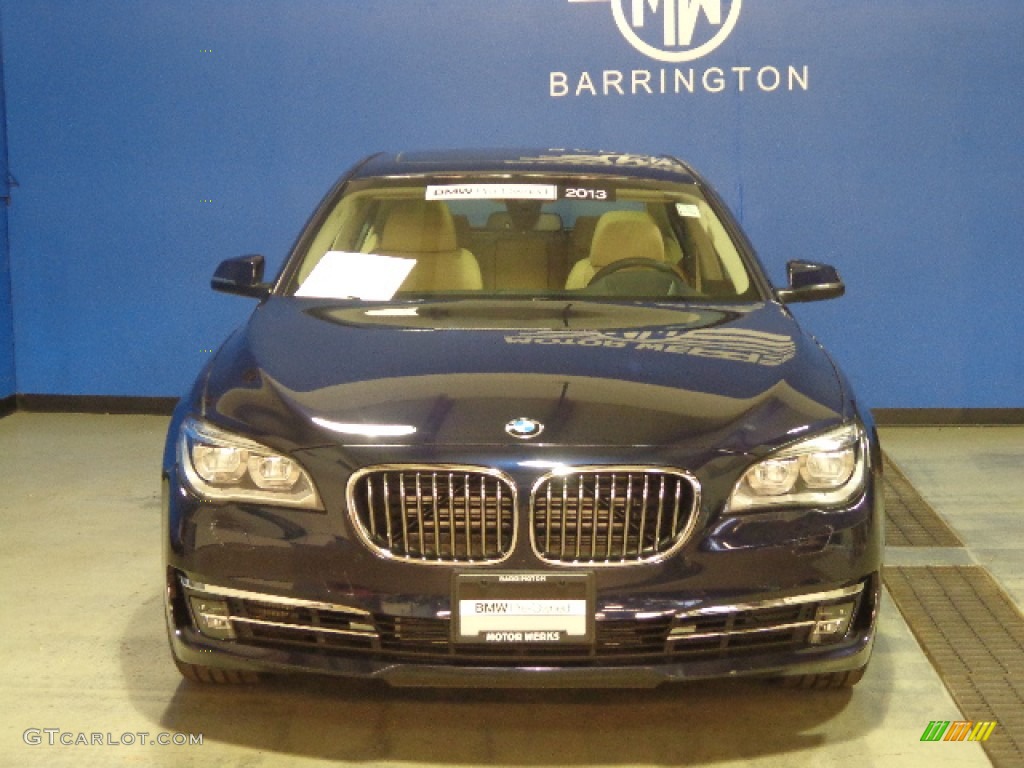 2013 7 Series 750Li Sedan - Imperial Blue Metallic / Veneto Beige photo #2