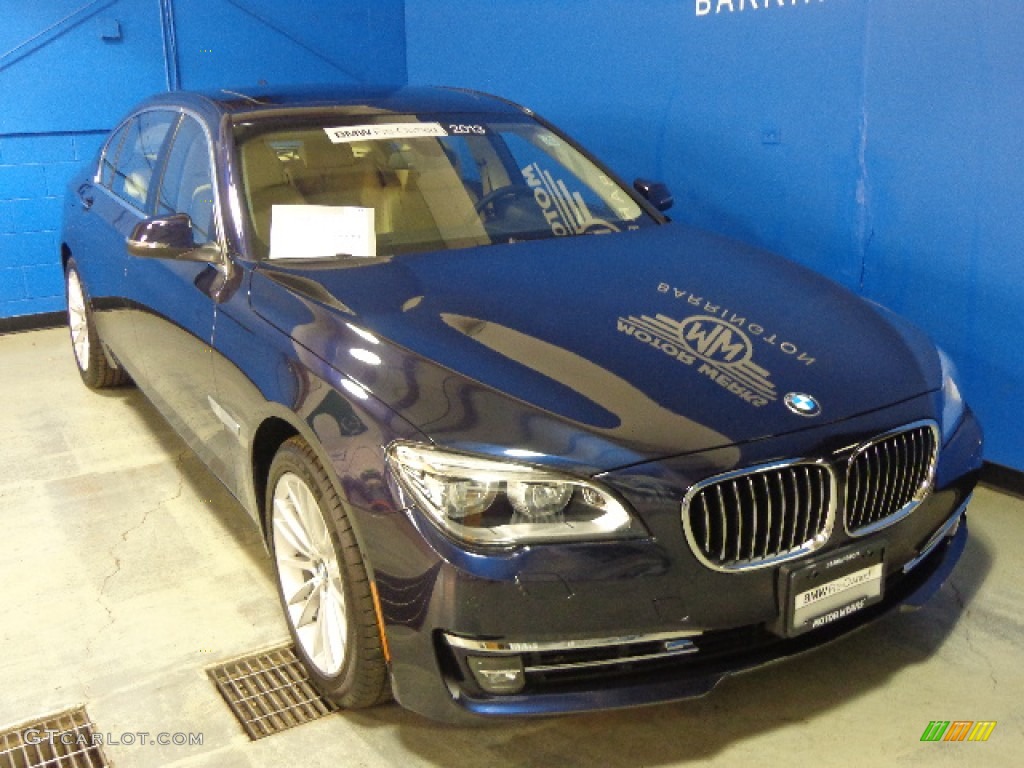 2013 7 Series 750Li Sedan - Imperial Blue Metallic / Veneto Beige photo #3