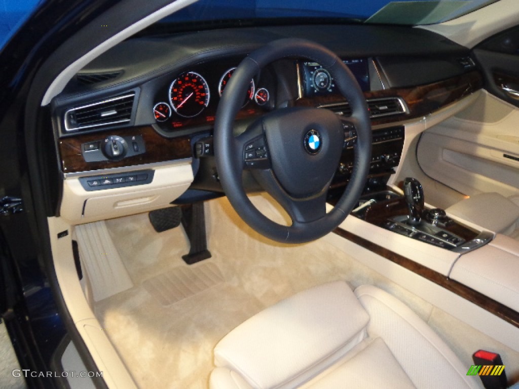 2013 7 Series 750Li Sedan - Imperial Blue Metallic / Veneto Beige photo #27