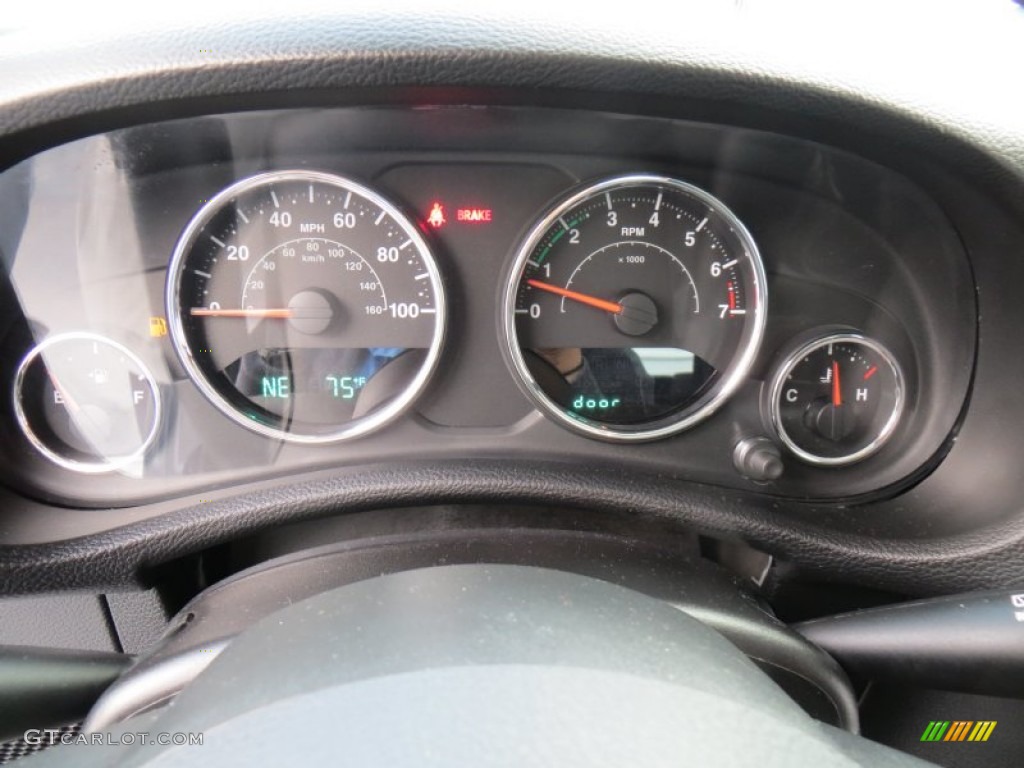 2013 Jeep Wrangler Sport 4x4 Gauges Photo #88049387