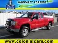 Fire Red 2011 GMC Sierra 2500HD SLE Extended Cab 4x4
