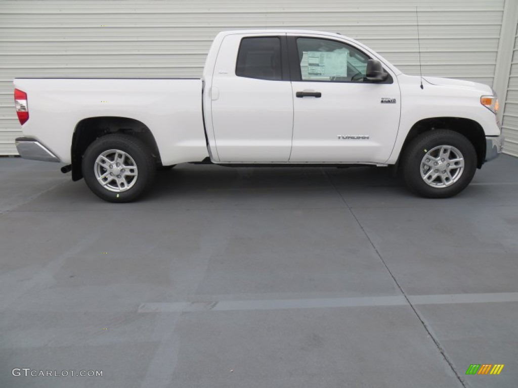 Super White 2014 Toyota Tundra SR5 Double Cab 4x4 Exterior Photo #88050359