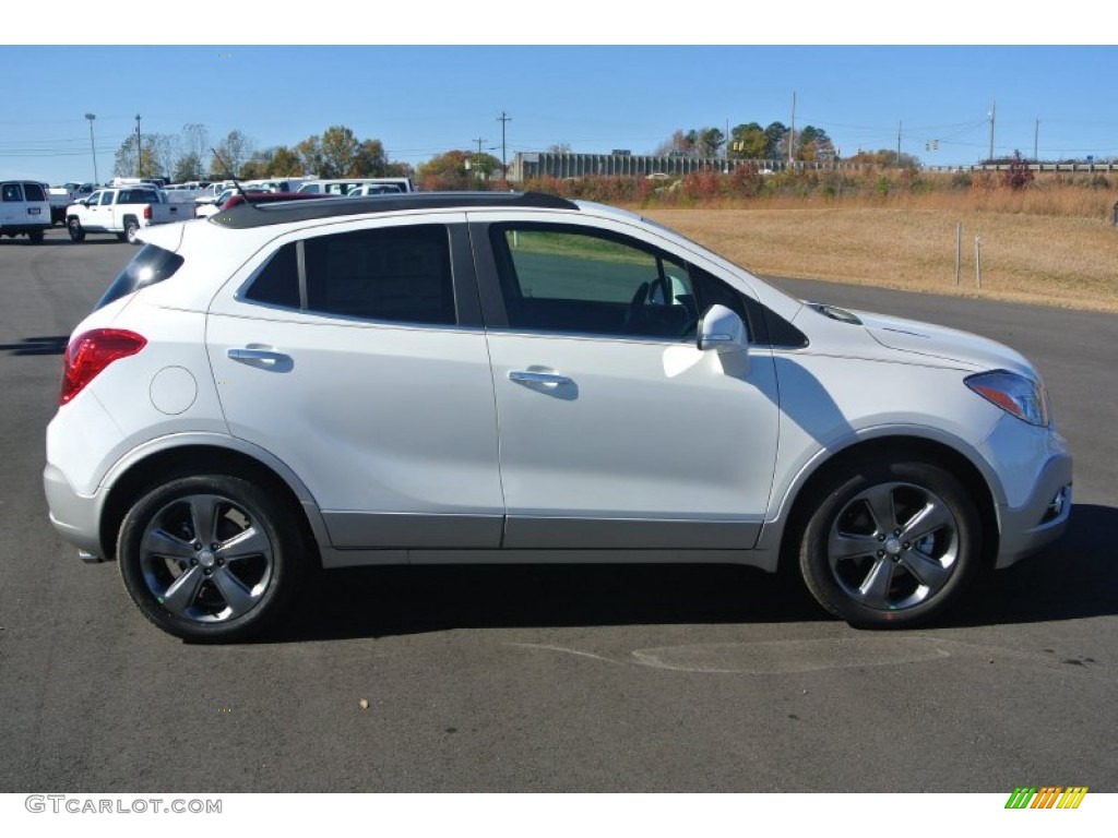 White Pearl Tricoat 2014 Buick Encore Leather Exterior Photo #88050575