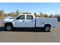 Summit White - Silverado 2500HD WT Crew Cab Utlity Truck Photo No. 3