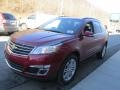 2014 Crystal Red Tintcoat Chevrolet Traverse LT AWD  photo #8