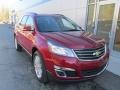 2014 Crystal Red Tintcoat Chevrolet Traverse LT AWD  photo #10