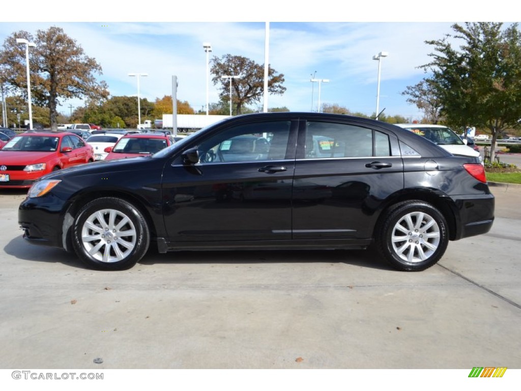 Black 2013 Chrysler 200 Touring Sedan Exterior Photo #88052675