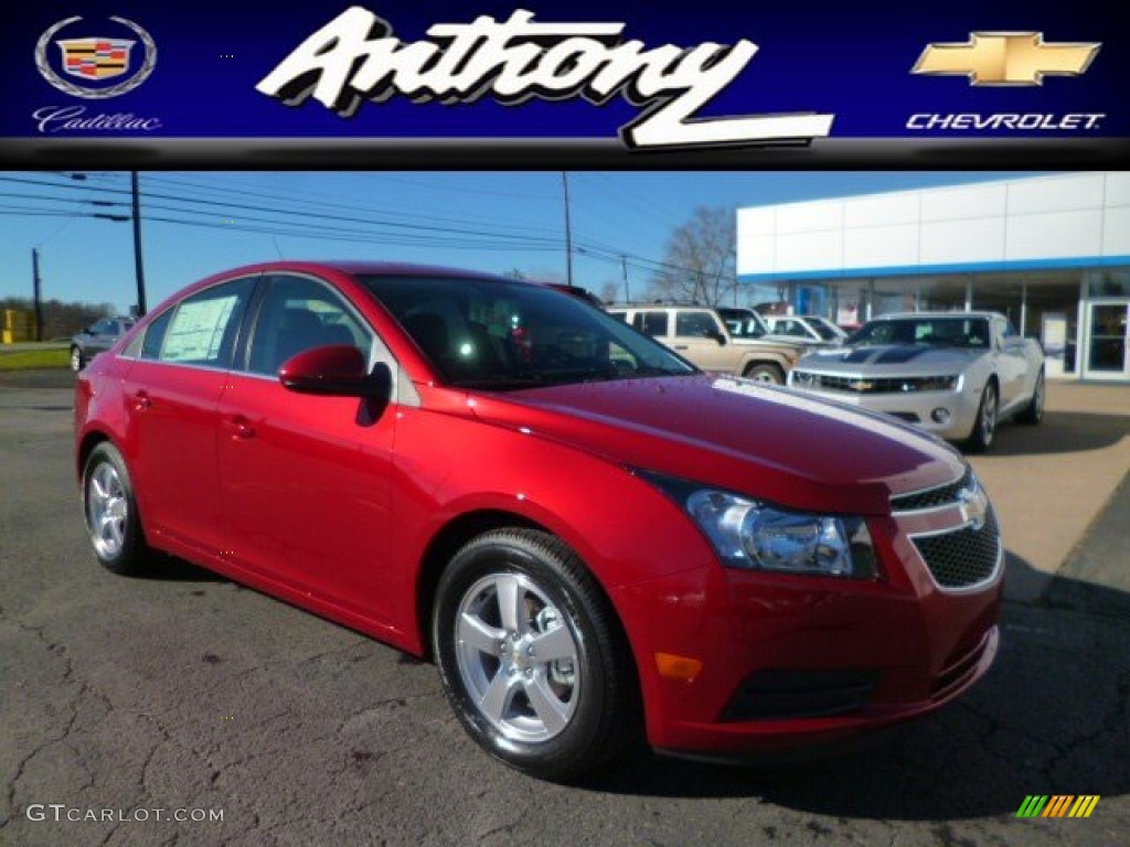 2014 Cruze LT - Crystal Red Tintcoat / Jet Black/Sport Red photo #1