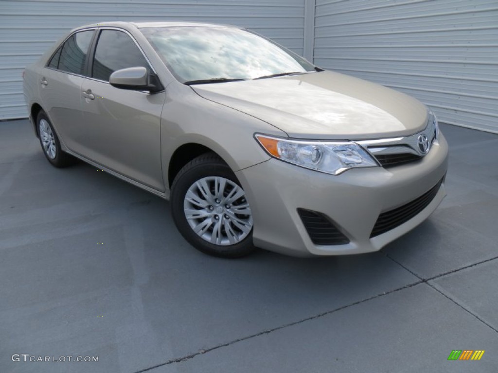 2014 Camry LE - Champagne Mica / Ivory photo #1