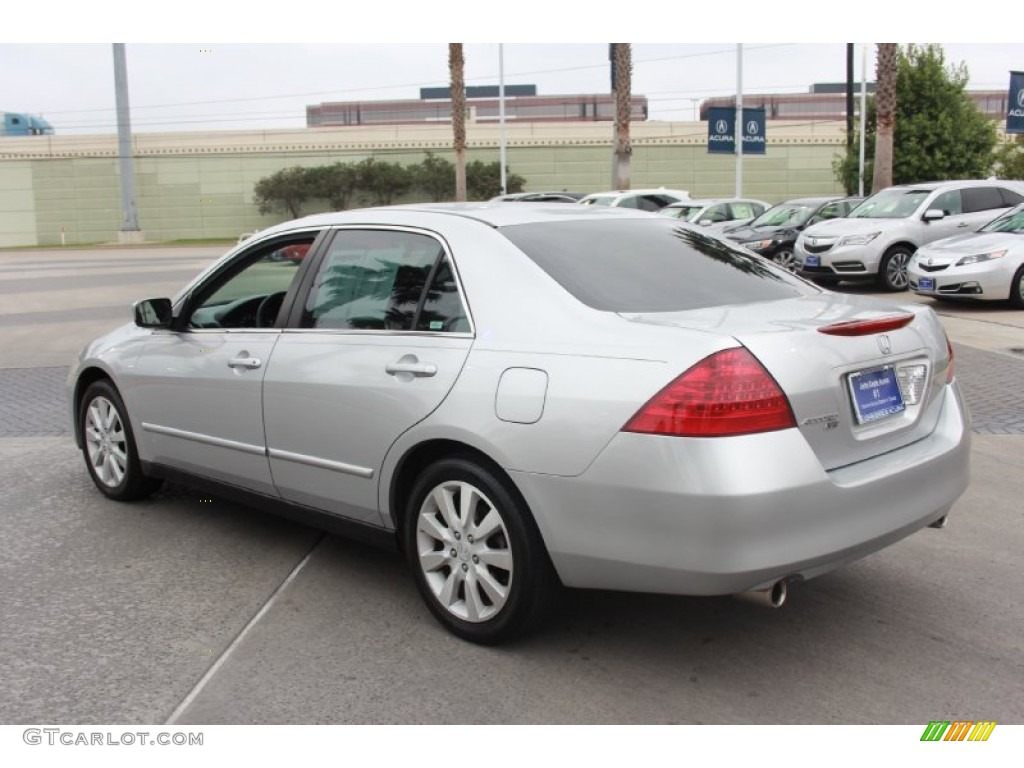 2006 Accord LX V6 Sedan - Alabaster Silver Metallic / Gray photo #7
