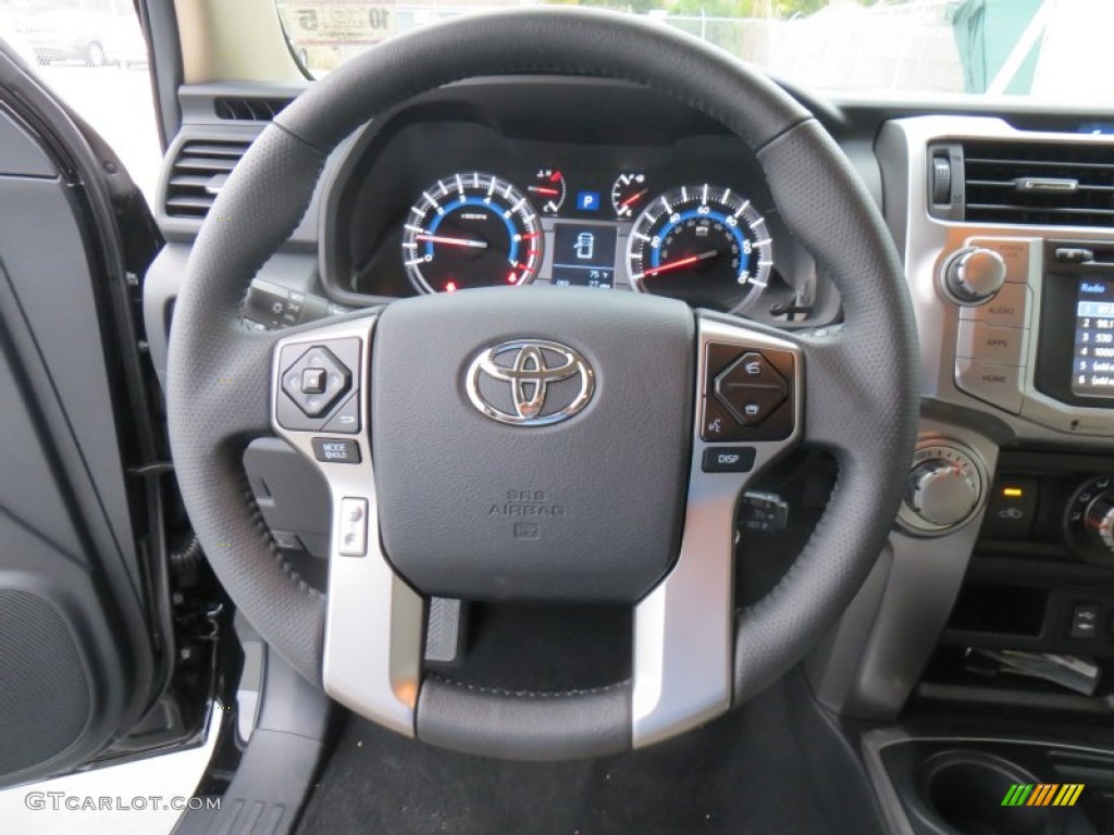 2014 Toyota 4Runner SR5 Sand Beige Steering Wheel Photo #88055981