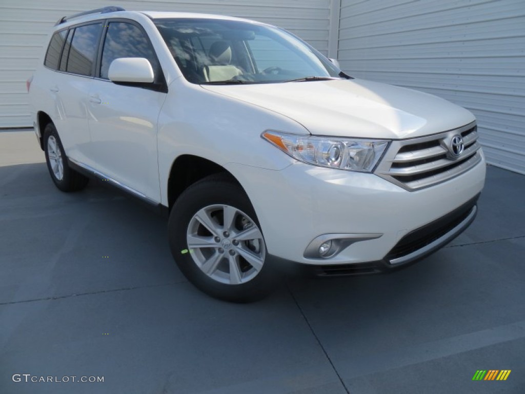 2013 Highlander SE - Blizzard White Pearl / Ash photo #1