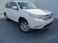 2013 Blizzard White Pearl Toyota Highlander SE  photo #1