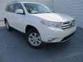 2013 Blizzard White Pearl Toyota Highlander SE  photo #2