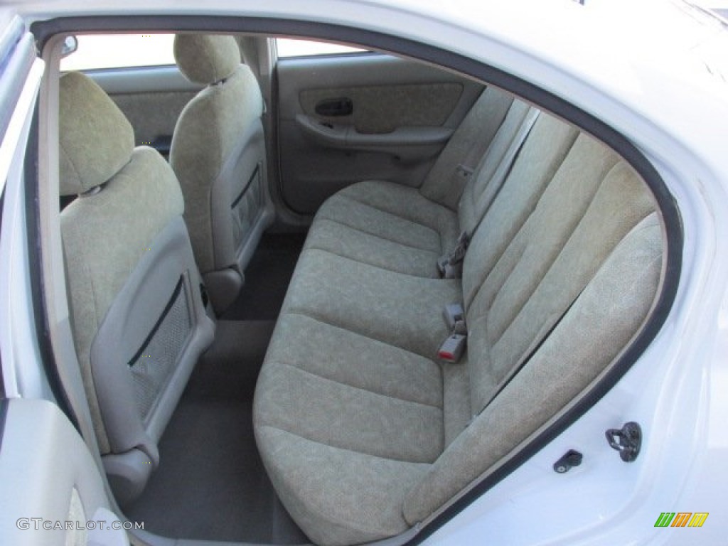 2002 Elantra GLS Sedan - Nordic White / Beige photo #19