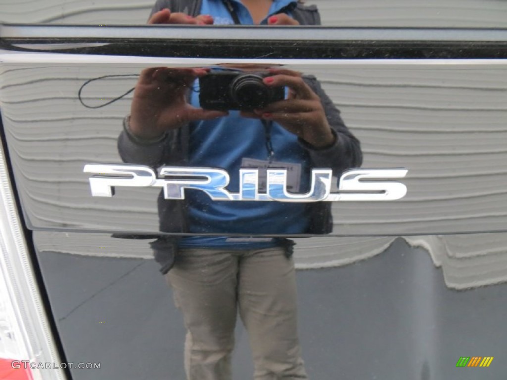 2013 Prius Two Hybrid - Black / Misty Gray photo #15