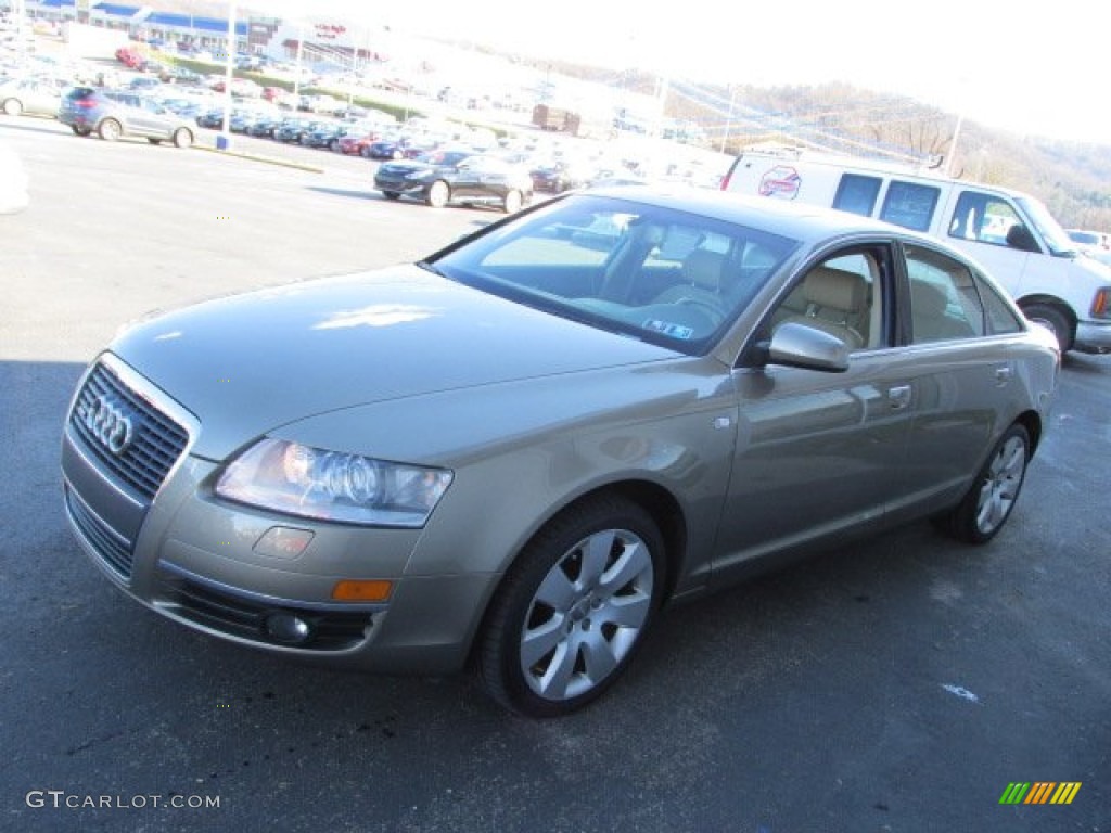2005 A6 3.2 quattro Sedan - Dakar Beige Metallic / Beige photo #7