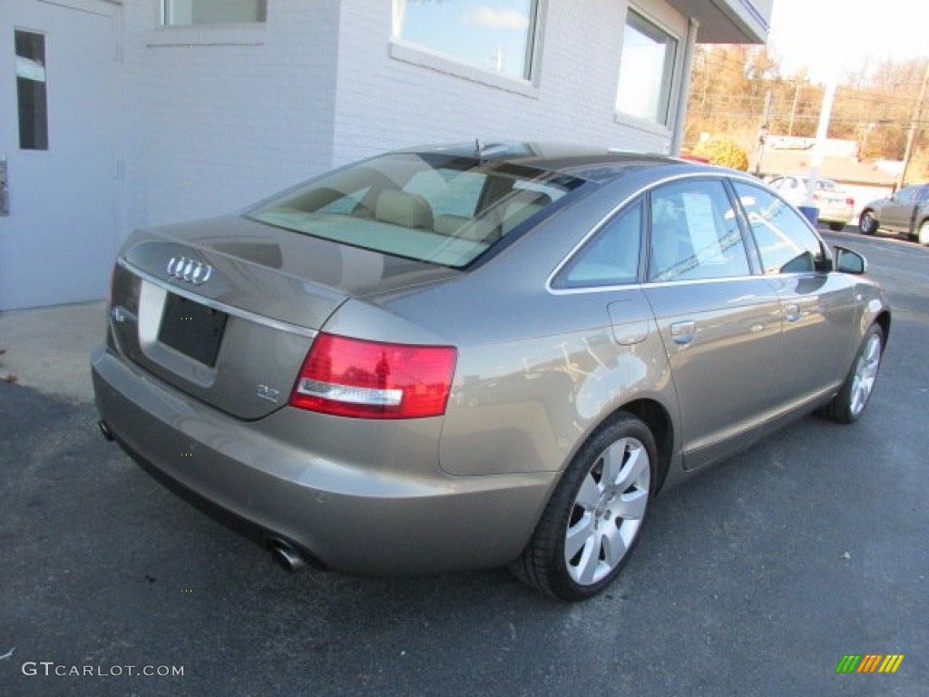 2005 A6 3.2 quattro Sedan - Dakar Beige Metallic / Beige photo #10