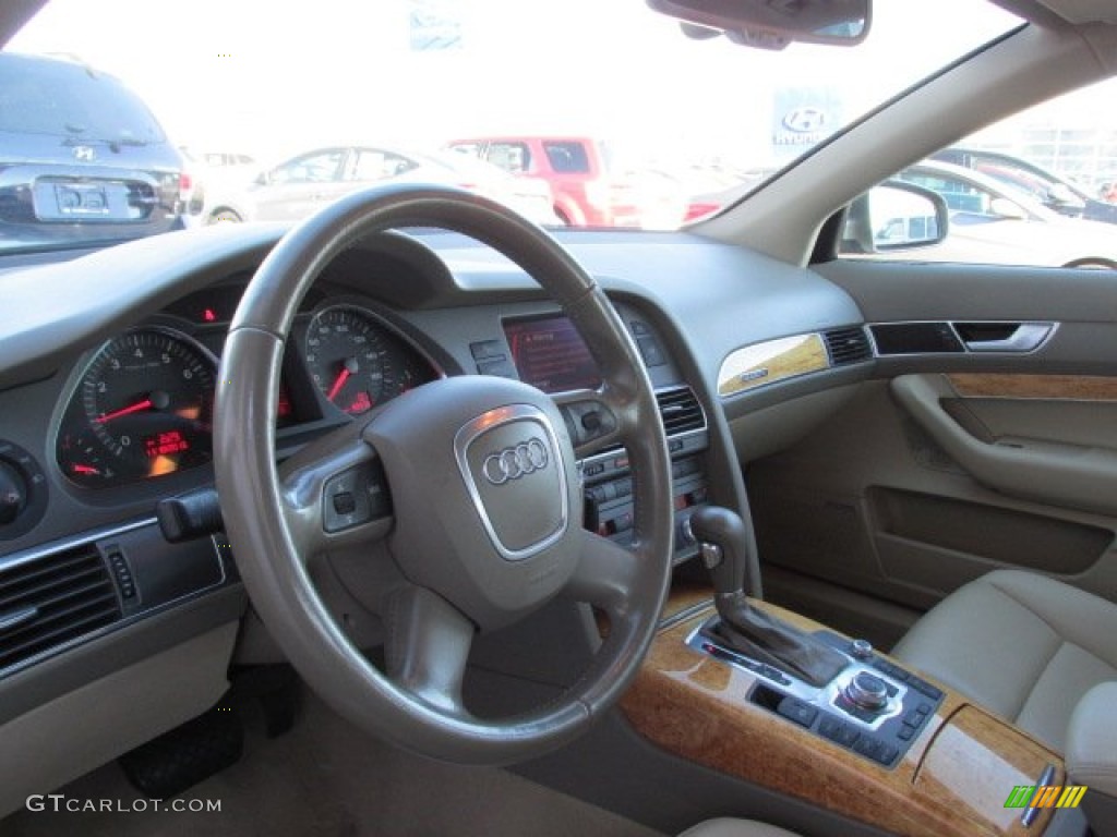 2005 A6 3.2 quattro Sedan - Dakar Beige Metallic / Beige photo #13