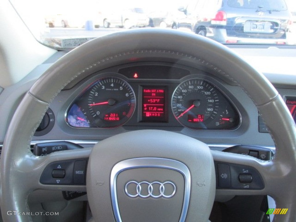 2005 A6 3.2 quattro Sedan - Dakar Beige Metallic / Beige photo #18