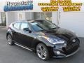 2013 Ultra Black Hyundai Veloster Turbo  photo #1