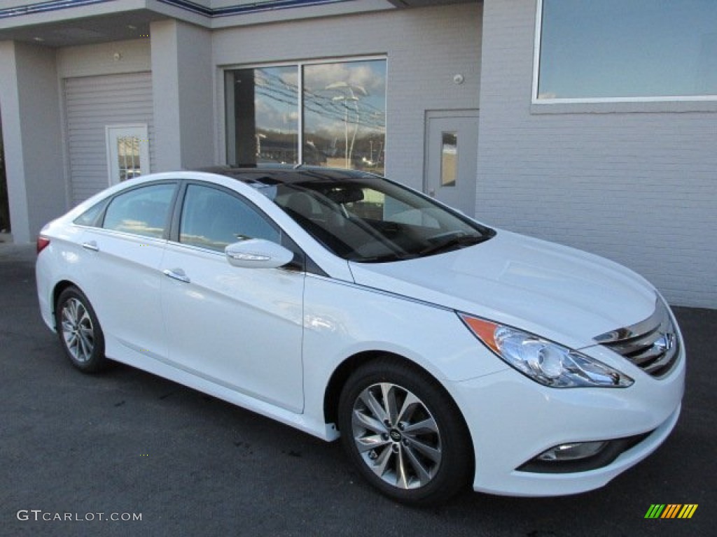 2014 Sonata Limited - Pearl White / Black photo #1