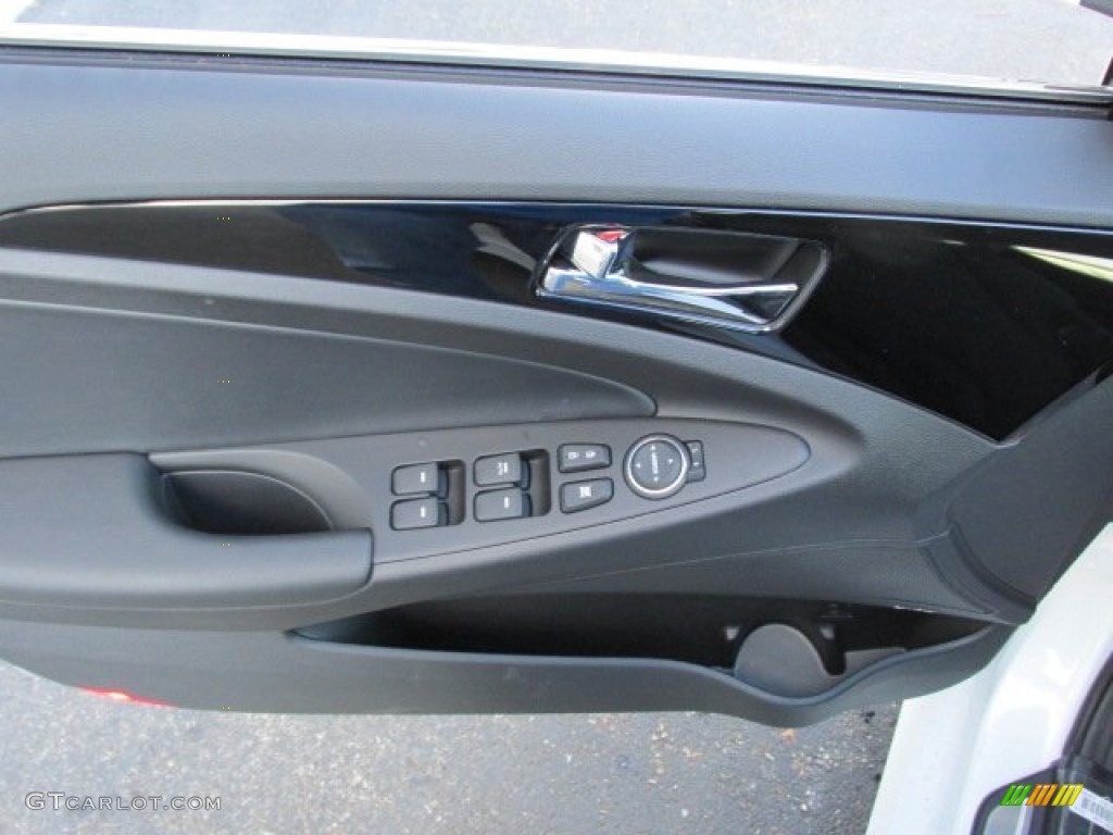 2014 Sonata Limited - Pearl White / Black photo #7