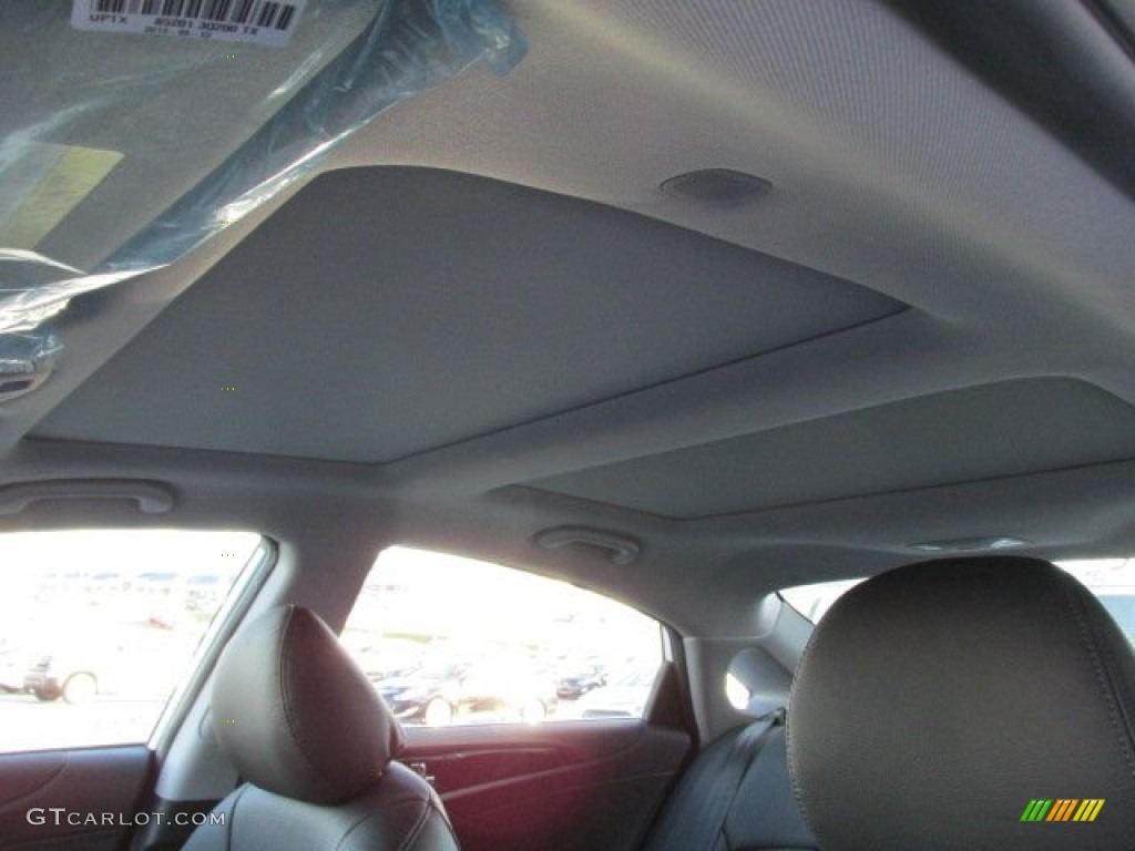 2014 Sonata Limited - Pearl White / Black photo #10