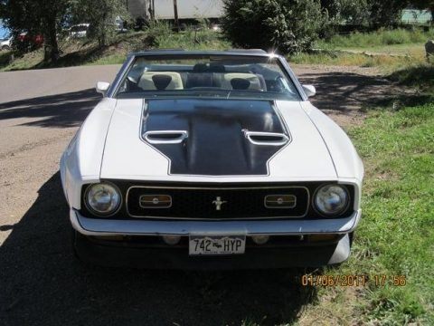 1972 Ford Mustang Mach 1 Convertible Data, Info and Specs