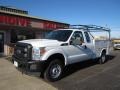 Oxford White 2011 Ford F350 Super Duty XL SuperCab 4x4 Chassis Commercial
