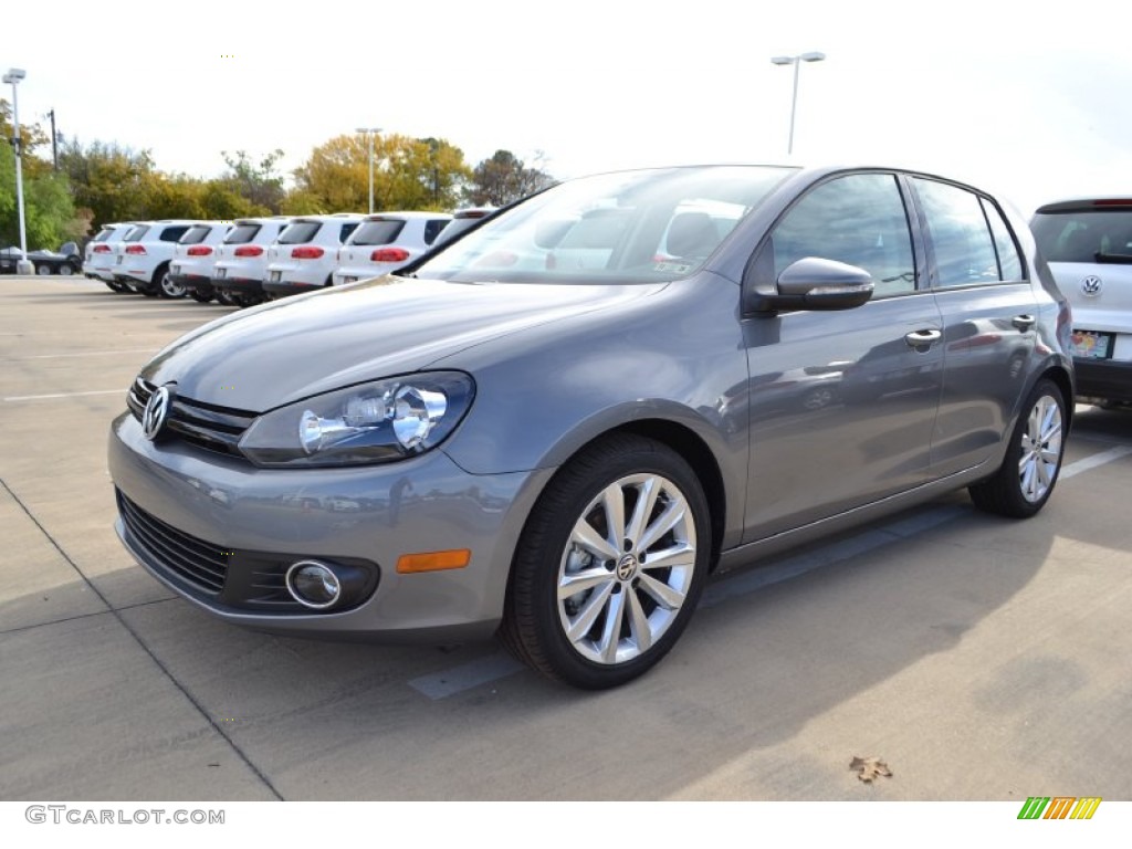 United Gray Metallic 2014 Volkswagen Golf TDI 4 Door Exterior Photo #88060995