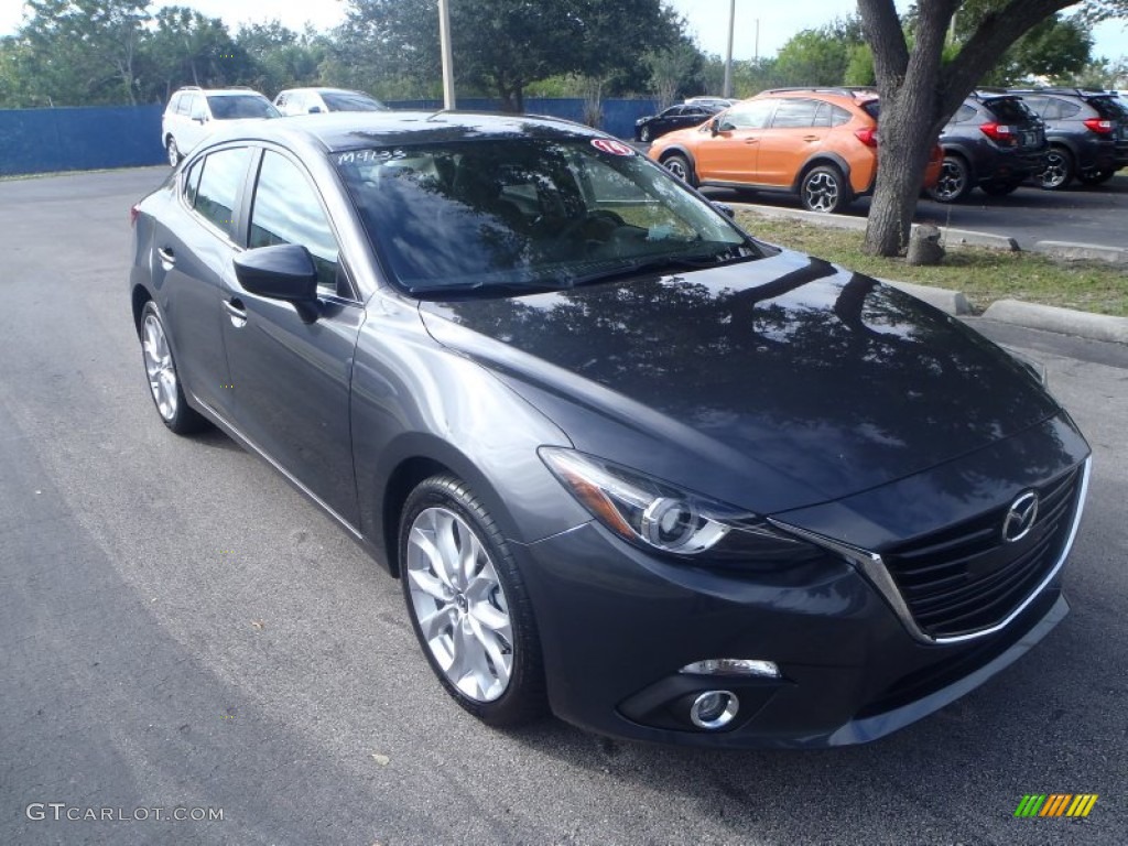 Meteor Gray Mica 2014 Mazda MAZDA3 s Touring 4 Door Exterior Photo #88061049