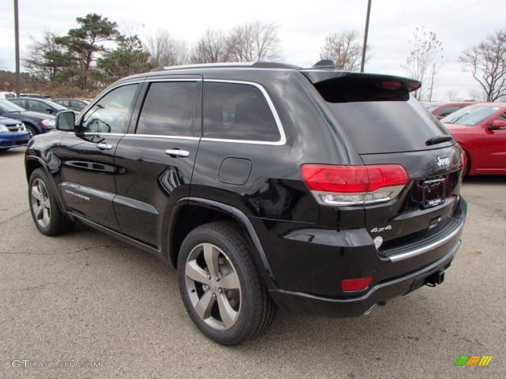 2014 Grand Cherokee Overland 4x4 - Black Forest Green Pearl / Overland Nepal Jeep Brown Light Frost photo #8