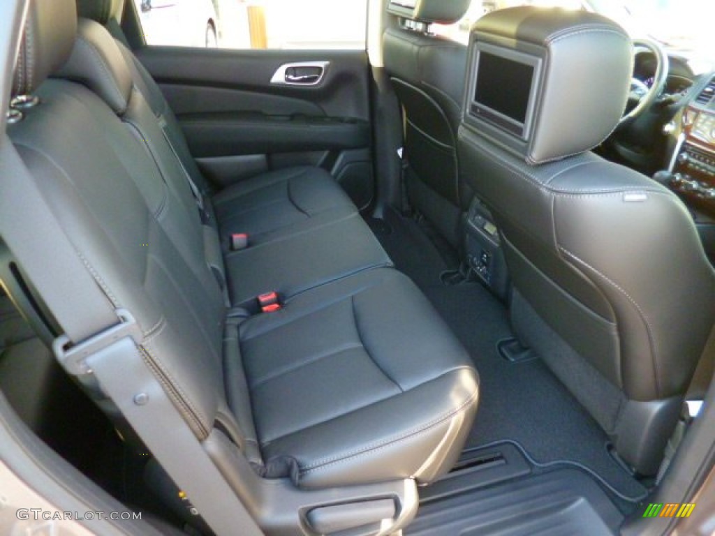 Charcoal Interior 2014 Nissan Pathfinder Hybrid Platinum AWD Photo #88062189