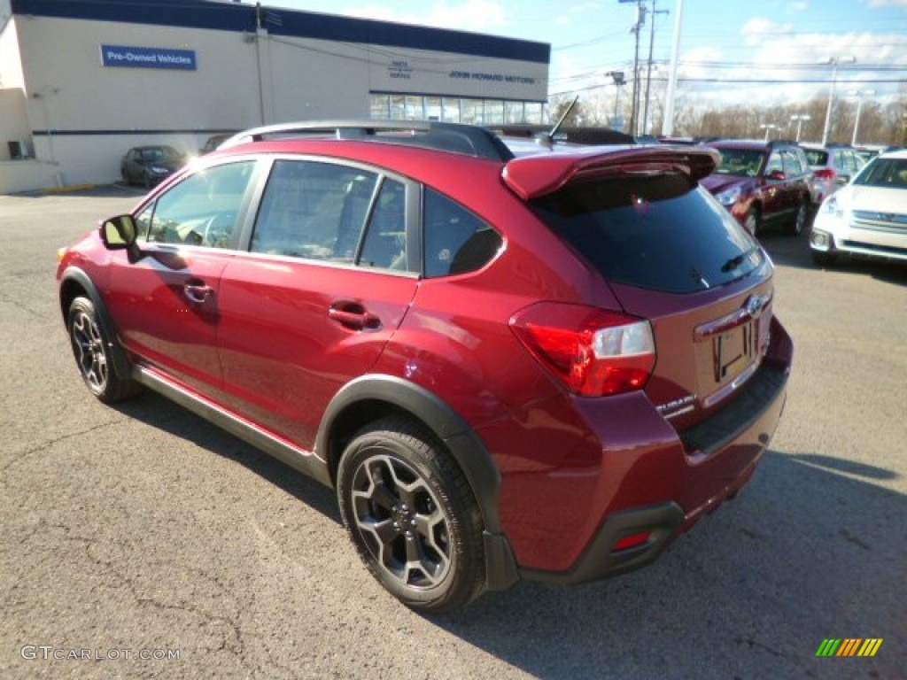 2014 XV Crosstrek 2.0i Premium - Venetian Red Pearl / Ivory photo #4