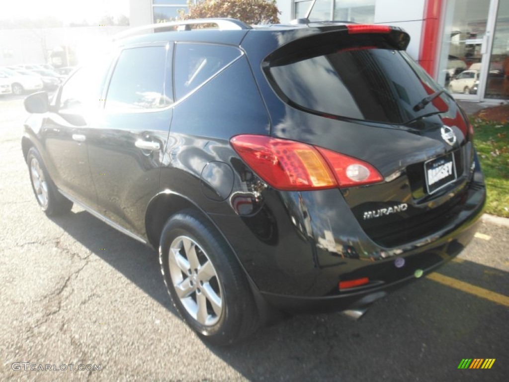 2010 Murano SL AWD - Super Black / Black photo #4