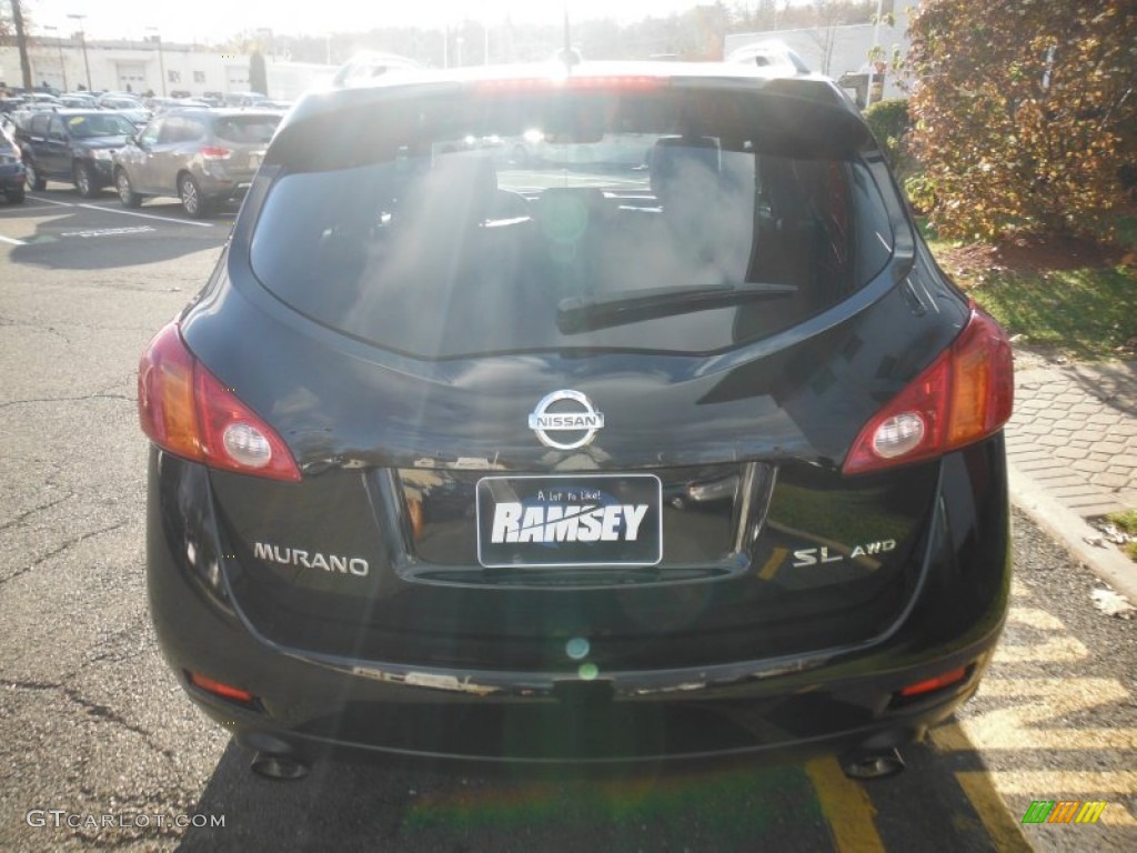 2010 Murano SL AWD - Super Black / Black photo #5