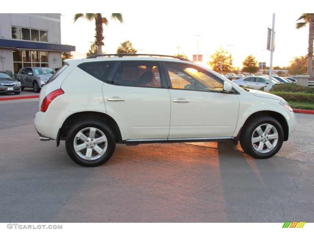 2007 Murano SL - Glacier Pearl White / Cafe Latte photo #6