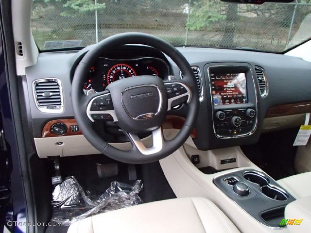 Black/Light Frost Beige Interior 2014 Dodge Durango Limited AWD Photo #88064574